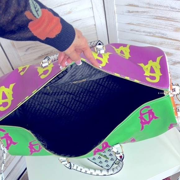 Steve Madden l Multi BSpeedy Duffle Travel Overnight Carry-On Tote Crossbody* - Picture 4 of 11